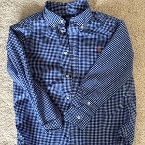 Ralph Lauren Blue Checkered Shirt